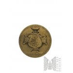 Médaille de la Monnaie de Varsovie, 37e Régiment d'Infanterie de Leczyca nommé d'après le Prince Józef Poniatowski, Tombak