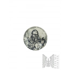 Médaille de la Monnaie de Varsovie, 37e Leczycki Pułk Piechoty im. Księcia Józef Poniatowskiego, plaquée argent.