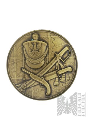 Médaille Ignacy Pradzynski 1792-1850 / Carte de la bataille d'Igania