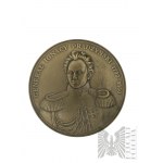 Ignacy Pradzynski Medaille 1792-1850 / Karte der Schlacht von Igania