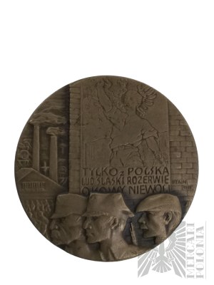 PRL, 1985 r. - Medal Wojciech Korfanty 1873-1939 - Projekt Bohdan Chmielewski