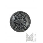 PRL, Warszawa, 1985 r. - Medal Mennica Warszawska, Generał Broni Józef Haller 1873-1960 / Odznaka Pamiątkowa Polskiej Ochotniczej Armii we Francji - Miecze Hallerowskie - Projet Grzegorz Kowalski