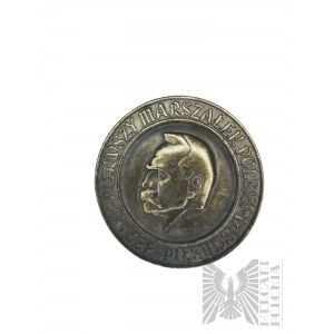 Spojené království, 1955. - Medaile Jozefa Pilsudského - k 20. výročí úmrtí, medaile ražená ve Velké Británii k 20. výročí maršálova úmrtí 1955.