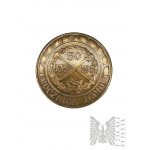 Royaume-Uni, 1955. - Médaille Jozef Pilsudski - à l'occasion du 20e anniversaire de sa mort, médaille frappée en Grande-Bretagne à l'occasion du 20e anniversaire de la mort du maréchal, 1955.