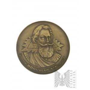 PRL, Szczecin, 1987 r. - Medal Bogusław XIV - 350. Rocznica Wygaśnięcia Dynastii Gryfitów