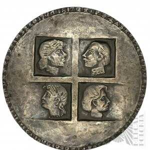Medal Ad Perpetuam Rei Memoriam 1776-1976 - Tadeusz Kosciuszko, Kazimierz Pulaski, Helena Modrzejewska, Uznać Paderewski