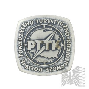 PRL, po roku 1974 - Medaila PTTK za pomoc a spoluprácu, postriebrená