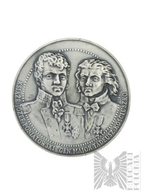 Polonia, 1992. - Medaglia Tadeusz Kościuszko, Józef Poniatowski - 200 anni dell'Ordine delle Virtuti Militari - Disegno di Andrzej e Rosana Nowakowski.
