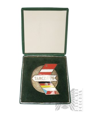 République populaire de Pologne, 1976 - Médaille commémorant les manœuvres militaires du Pacte de Varsovie, plaque 
