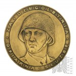 République populaire de Pologne, 1989. - Médaille de la Monnaie de Varsovie, pour de longues années de service sacrificiel, Forces armées de la République populaire de Pologne - Bronze