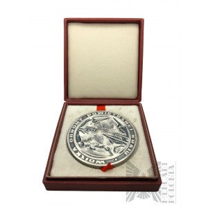 Volksrepublik Polen, Warschau, 1975 (?) - Warschauer Münze, Medaille für Verdienste um die polnischen Luftverteidigungsstreitkräfte - Entwurf von Adam Włodarczyk.