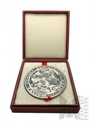 Polská lidová republika, Varšava, 1975 (?) - Varšavská mincovna, Medaile za zásluhy o polské síly protivzdušné obrany - návrh Adam Włodarczyk.