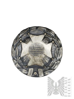 Medal Za Zasługi dla Związku Inwalidów Wojennych PRL, Brąz Srebrzony