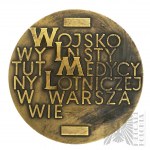 PRL, Varšava, 1978. - Medaila Mincovňa Varšava, Vojenský inštitút leteckej medicíny WIML - návrh Jerzy Jarnuszkiewicz.