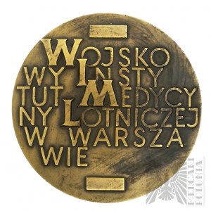 PRL, Warschau, 1978. - Medaille der Münzanstalt Warschau, Militärisches Institut für Luftfahrtmedizin WIML - Entwurf von Jerzy Jarnuszkiewicz.