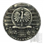 England, London 1977. - Medaille zu Ehren von General Władysław Anders 1892-1970 - Entwurf von Andrzej K. Bobrowski (Guss)