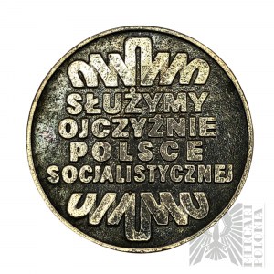 PRL, 1975. - Medal for Meritorious Service to Vistula Military Units 1945-1975 / Serving the Fatherland of Socialist Poland - Design by Stanisława Wątróbska.
