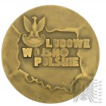 People's Republic of Poland - Mint of Warsaw medal, People's Army of Poland - Design by Stanislaw Sikora.