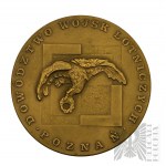 PRL, 1988. - Medailová mincovňa Varšava, veliteľstvo vzdušných síl Poznaň / Na Straży Polskiego Nieba - návrh Stanisław Wydro.