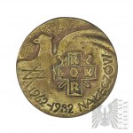 PRL, 1982. - LOK Reserve Officers Club 20th Anniversary Medal, 1962-1982, Nałęczów.