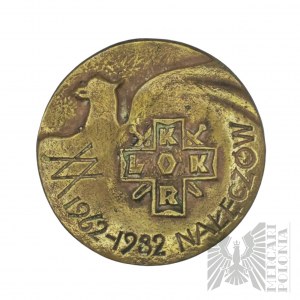 PRL, 1982 r. - Medal XX-Lecie Klubu Oficerów Rezerwy LOK, 1962-1982, Nałęczów