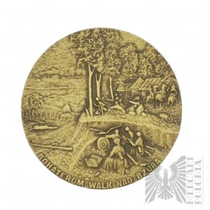 PRL, Varsovie, 1989. - Médaille aux héros des batailles de Bzura 1939-1989 - Dessinée par Andrzej Nowakowski, Bronze