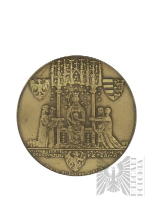 PRL, Varšava, 1983. - Mincovňa Varšava, medaila z kráľovskej série PTAiN, Jadwiga Andegawenska - návrh Witold Korski.