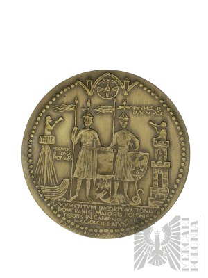 PRL, Warschau, 1981. - Warschauer Münze, Medaille aus der Königlichen Serie der PTAiN, Przemysław II - Entwurf von Witold Korski.
