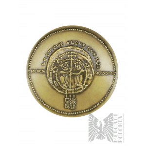 PRL, Varsovie, 1985. - Monnaie de Varsovie, Médaille de la série royale du PTAiN, Leszek Biały - Dessin de Witold Korski.
