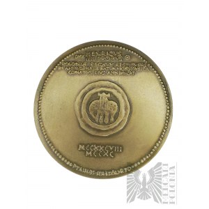 PRL, Varšava, 1985. - Varšavská mincovna, medaile z královské série PTAiN, Henryk Probus - návrh Witold Korski.