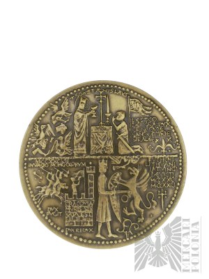 People's Republic of Poland, Warsaw, 1986. - Warsaw Mint, Medal from the Royal Series of the PTAiN, Leszek Czarny - Design by Witold Korski.
