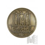 PRL, Varsovie, 1986. - Monnaie de Varsovie, médaille de la série royale du PTAiN. Bolesłąw Wstydliwy - Dessin de Witold Korski