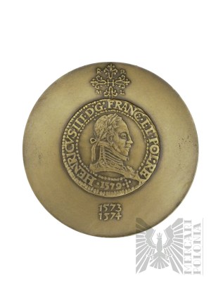 PRL, Varšava, 1982. - Varšavská mincovna, medaile z královské série PTAiN, Henryk Walezy - návrh Witold Korski.