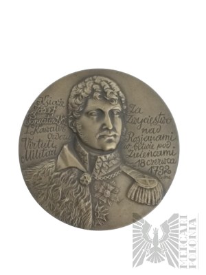 Polska, 1992 r. - Książę Józef Poniatowski, Medal 200. rocznica Ustanowienia Orderu Virtuti Militari 1992, Projekt Bohdan Chmielewski