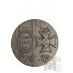 Polska, 1992 r. - Książę Józef Poniatowski, Medal 200. rocznica Ustanowienia Orderu Virtuti Militari 1992, Projekt Bohdan Chmielewski