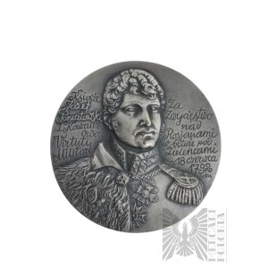 Polska, 1992 r. - Książę Józef Poniatowski, Medal 200. rocznica Ustanowienia Orderu Virtuti Militari 1992 - Projekt Bohdan Chmielewski