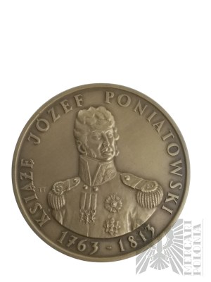 Volksrepublik Polen, 1984 - Medaille Fürst Józef Poniatowski 1763-1813 / Stern des Ordens der Virtuti Militari - Entwurf von Tadeusz Tchórzewski.