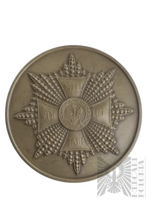 République populaire de Pologne, 1984 - Médaille Prince Józef Poniatowski 1763-1813 / Étoile de l'Ordre de Virtuti Militari - Dessin de Tadeusz Tchórzewski.