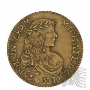 Pologne, Varsovie, 1994. - Médaille de la Monnaie de Varsovie, 400e anniversaire de la Monnaie de Bydgoszcz 1594-1994, Michał Korybut Wiśniowiecki - Dessin de Stanisława Wątróbska.