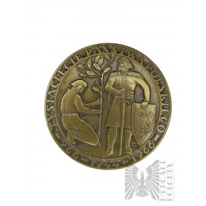 PRL, Warschau, 1966. - Tausendjährige Medaille des polnischen Staates 1966 - Entwurf von Wacław Kowalik.