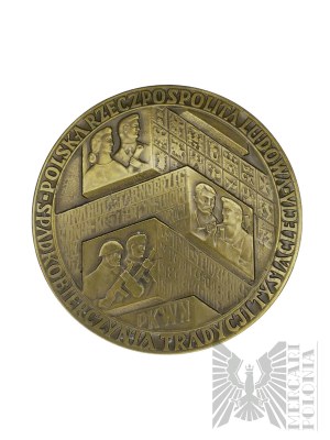 PRL, Varsavia, 1966. - Medaglia millenaria dello Stato polacco 1966 - Disegno di Wacław Kowalik.