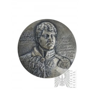 Polsko, 1992 - Kníže Józef Poniatowski, medaile k 200. výročí založení Řádu Virtuti Militari 1992 - návrh Bohdan Chmielewski