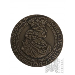 Polen, Warschau, 1992. - Die Medaille der Warschauer Münze, 400. Jahrestag der Münze von Bydgoszcz, Jan Kazimierz - Entwurf von Stanisława Wątróbska.