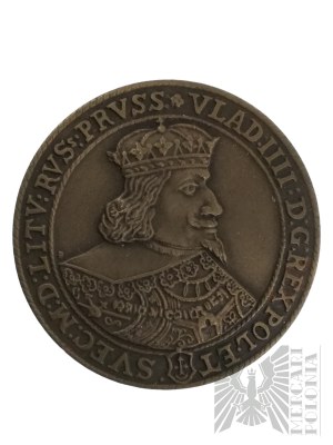 Polsko, Varšava, 1994. - Varšavská mincovna, 400. výročí mincovny v Bydhošti 1594-1994, Ladislav III - návrh Stanisława Wątróbska.