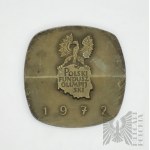 PRL, Warszawa, 1972 r. - Medal Mennica Warszawska, Igrzyska Olimpijskie / Polski Fundusz Olimpijski - Projekt Jerzy Jarnuszkiewicz