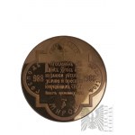 1988 r. - Medaila na pamiatku milénia krstu Rusi / svätý Fabián