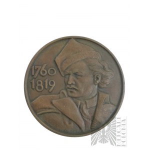PRL, Varsavia, 1960. - Medaglia del 200° anniversario del compleanno di Jan Kilinski, disegno di Zbigniew Dunajewski.