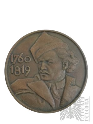 PRL, Warschau, 1960. - Medaille zum 200. Jahrestag des Geburtstags von Jan Kilinski, Entwurf von Zbigniew Dunajewski.