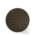 PRL, Warszawa, 1960 r. - Medal 200. Rocznica Urodzin Jana Kilińskiego, Projekt Zbigniew Dunajewski