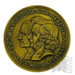 PRL, Warszawa, 1976 r. - Medal Mennica Warszawska, Ignacy Zagórski i Kazimierz Stronczyński, PTAiN Oddział Łódź Sekcja Numizmatyczna - Projekt Jerzy Jarnuszkiewicz